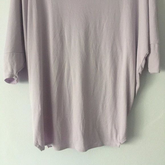 🪴 Urban Outfitters Silence + Noise Lavender Ribbed Tunic Twist Top - Picture 12 of 13